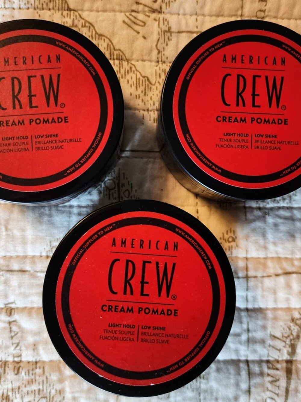 American Crew Cream Pomade 3-Pack (FREE SHIPPING)